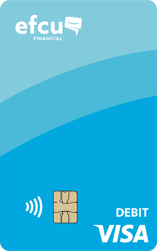 Bright Blue Debit Card