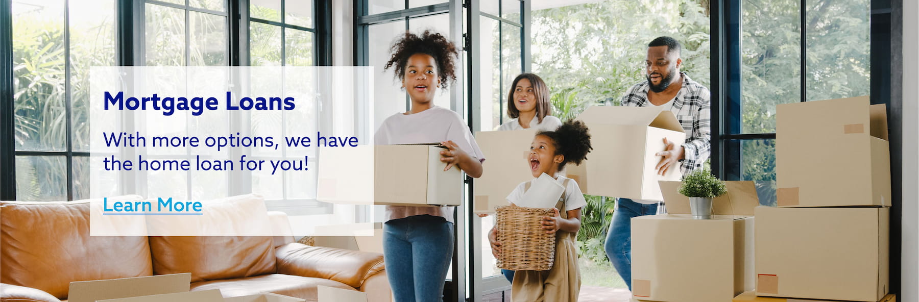 family moving into home